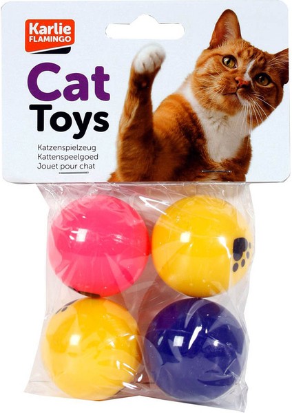 Karlie Çıngıraklı Pinpon Topu 4Lü Paket modelleri