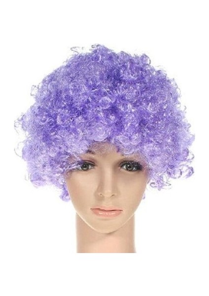 Mor Renkli Kıvırcık Peruk fiyatları