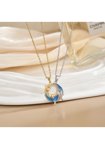 Yeni Titanyum Çelik Renk Kaybetmez Ruh Kolye Kadın Mizaç Basit Şanslı Çim Köprücük Kemiği Zinciri Niş Tasarım Kolye Takı (Yurt Dışından)