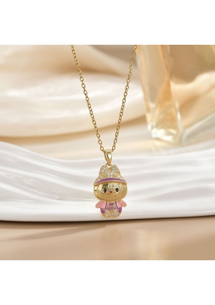 Yeni Işık Lüks Moda Yıldız Gezegen Şekli Tasarım Kolye Kadın Titanyum Çelik Köprücük Kemiği Zinciri Kozmik Yıldız Nehir Kolye Mücevher (Yurt Dışından)