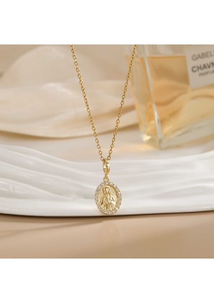 Yeni Titanyum Çelik Köprücük Kemiği Zinciri Dönen Kolye Kolye Kadın Yüz Aksesuarlı (Yurt Dışından)