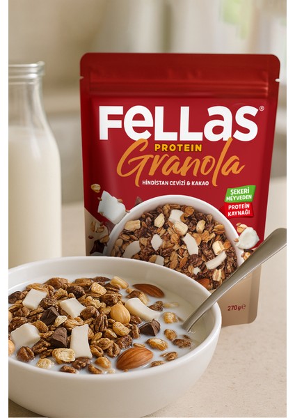 Protein Granola -Hindistan Cevizi 270g x3 fırsatları