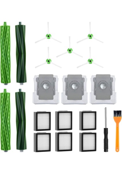 Aksesuar Seti Irobot Roomba Irobot Serisi E5, E6, E7, I7, I7+, I7 Plus, I4+, I3+, I6+, I8+, J7 Için Ana Fırçalar (Yurt Dışından)