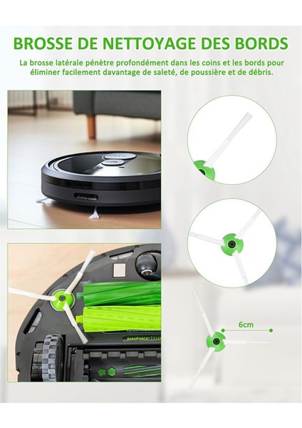 Aksesuar Seti Irobot Roomba Irobot Serisi E5, E6, E7, I7, I7+, I7 Plus, I4+, I3+, I6+, I8+, J7 Için Ana Fırçalar (Yurt Dışından) fiyatları