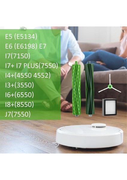 Aksesuar Seti Irobot Roomba Irobot Serisi E5, E6, E7, I7, I7+, I7 Plus, I4+, I3+, I6+, I8+, J7 Için Ana Fırçalar (Yurt Dışından) indirimleri