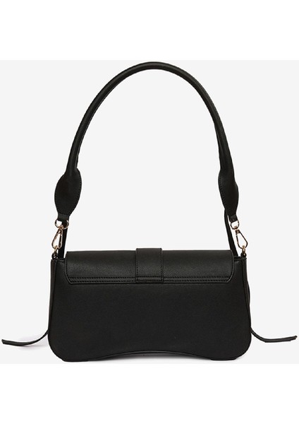 Kadın Siyah Mıknatıslı Omuz Çantası 4K2CN69634