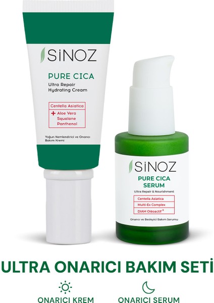 Pure Cica Ultra Onarıcı 2'li Bakım Seti