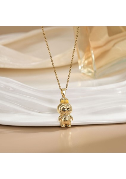 Yeni Işık Lüks Moda Yıldız Gezegen Şekli Tasarım Kolye Kadın Titanyum Çelik Köprücük Kemiği Zinciri Kozmik Yıldız Nehir Kolye Mücevher (Yurt Dışından)