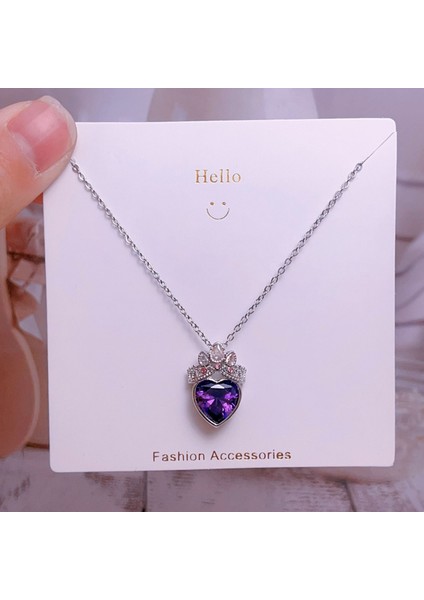 Yeni Bakır Kaplama Gerçek Altın Australopithecine Sıcaklığa Duyarlı Güneş Ay Kolye Mikro Set Zirkonya Titanyum Çelik Kolye (Yurt Dışından)