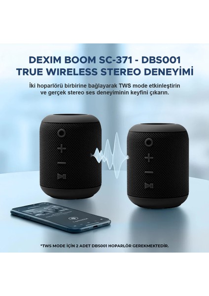 Boom SC-371 Suya Dayanıklı Ipx7 Sertifikalı Bluetooth Hoparlör -DBS001 modelleri