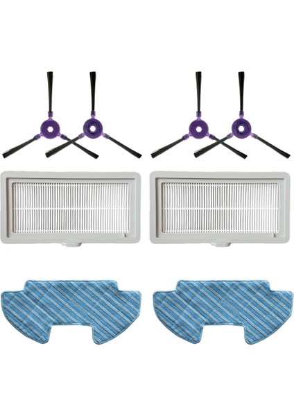 Rulo Yumuşak Yan Fırça Filtre Paspas Midea VCR07 VCR08 MR09 Samsung VR05R5050WK Robotlu Süpürge Parçaları (Yurt Dışından) fırsatları