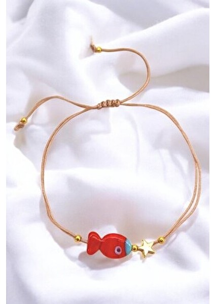 El Yapımı Cam Murano Kırmızı Balık Halhal Bileklik Kadınlar İçin Şık Tasarım fiyatları