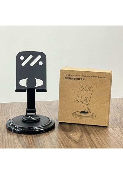 Yeni Cep Telefonu Tutucu Masaüstü Cep Telefonu Tutucu Tembel Adam Taşınabilir Katlanabilir Tablet Destek Standı (Yurt Dışından)