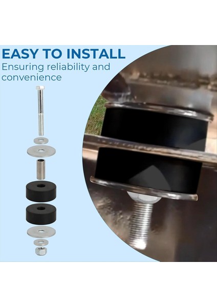 Ford F100 F150 F250 2WD Pikap Için Radyatör Destek Çerçevesi Cıvata Pad Kiti 195-1979 (Yurt Dışından) modelleri