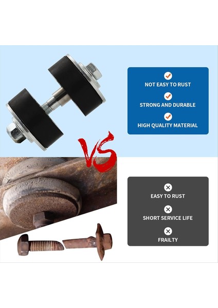 Ford F100 F150 F250 2WD Pikap Için Radyatör Destek Çerçevesi Cıvata Pad Kiti 195-1979 (Yurt Dışından) fırsatları