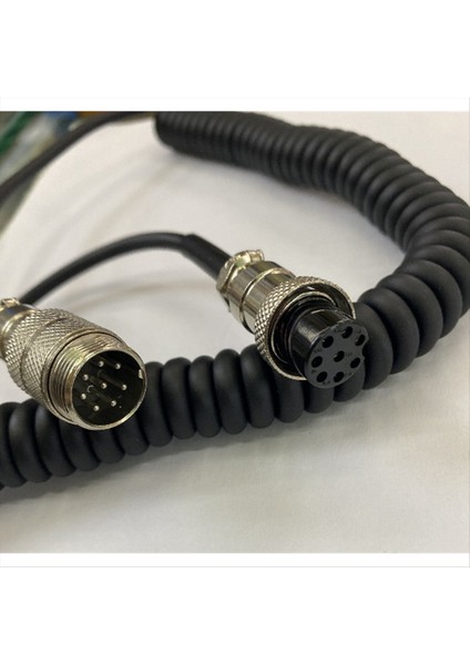 Yaesu FT-1000 FT-2000 FT-847 B035 Icom Kenwood Cb Için 8 Çekirdekli Havacılık Head Walkie-Talkie Mikrofon Uzatma Kablosu (Yurt Dışından) modelleri