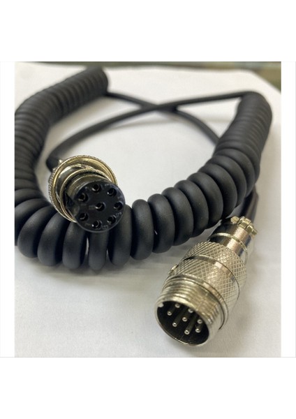 Yaesu FT-1000 FT-2000 FT-847 B035 Icom Kenwood Cb Için 8 Çekirdekli Havacılık Head Walkie-Talkie Mikrofon Uzatma Kablosu (Yurt Dışından) indirimleri