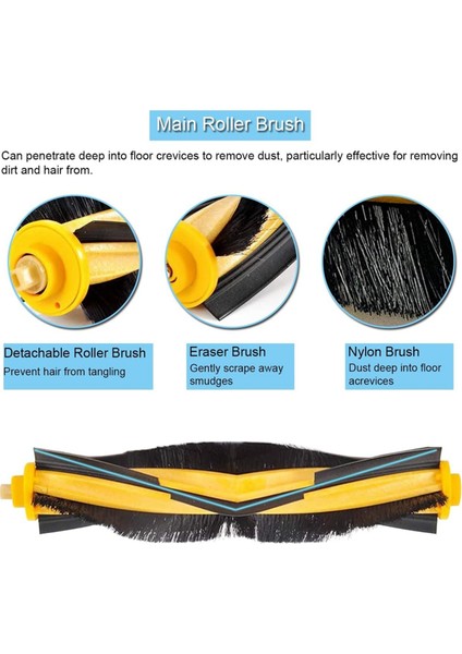 Ecovacs Deebot N8/ N8+/ N8 Pro/n8 Pro+/ozmo T8/ T8+/t8 Aıvı/t8 Aıvı+/t8 Pure/t9/t9+ Robot Süpürge Için Aksesuarlar (Yurt Dışından) fiyatları