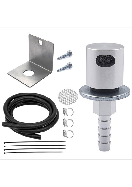 Yakıt Tankları Için Uzak Montaj Havalandırma Valfi - Montaj Valf Braketleri ile 5/16IN Barb Boyutlu Tank Havalandırma Hattı Değiştirme Parçası (Yurt Dışından)