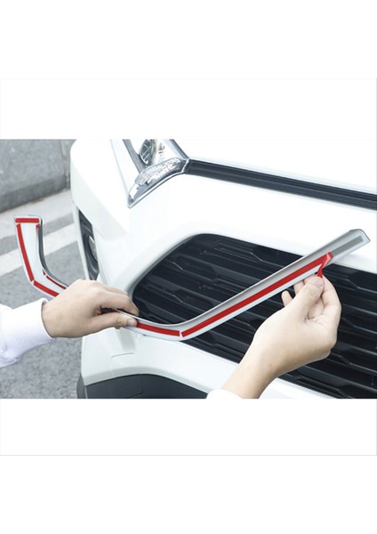 Toyota Rav4 XA50 2019 2020 2021 2022 2023 2024 Rav 4 Hibrid Abs Araba Ön Izgara Izgara Dekorasyon Kapak Çerçeve Parçaları (Yurt Dışından) fırsatları