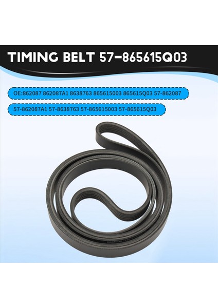 Zamanlama Kemeri 57-865615Q03 Mercruiser V6 V8 Serpantin Kemeri Alpha Bravo 57-865615-003 862087 862087A1 Sierra 18-15100 (Yurt Dışından) fırsatları