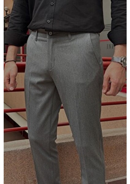 Erkek, Yeni Sezon, Standart-Fit, Old Money, Kumaş Pantolon
