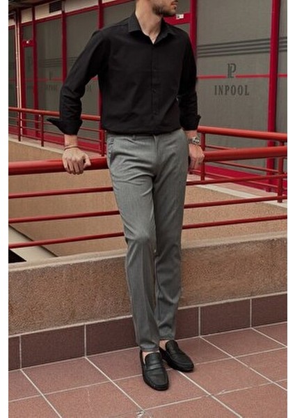 Erkek, Yeni Sezon, Standart-Fit, Old Money, Kumaş Pantolon