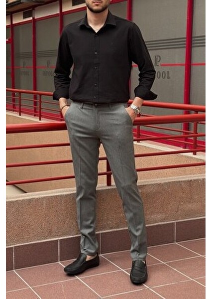 Erkek, Yeni Sezon, Standart-Fit, Old Money, Kumaş Pantolon