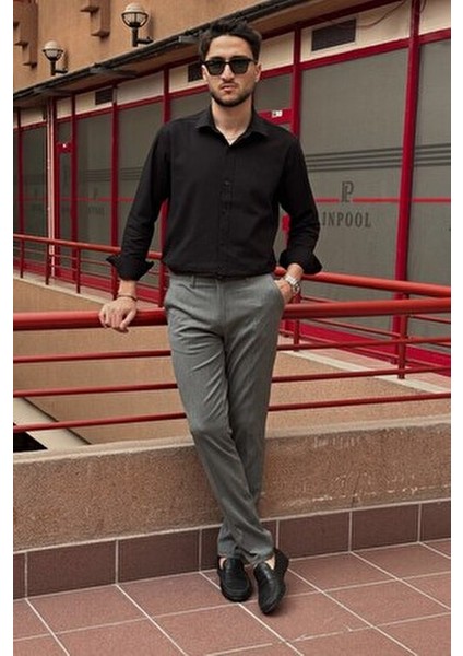 Erkek, Yeni Sezon, Standart-Fit, Old Money, Kumaş Pantolon