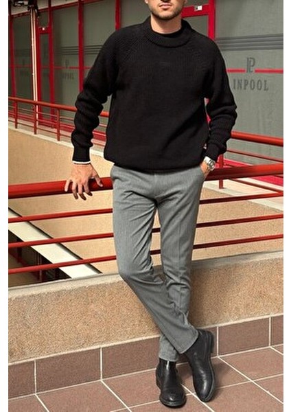 Erkek, Yeni Sezon, Standart-Fit, Old Money, Kumaş Pantolon