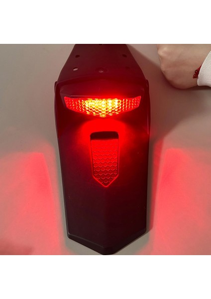 Motokros Kuyruk Işık Arka Çamurluk 12V LED Ktm Husqvarna Yamaha Suzuki Fren Lambası Motosiklet Evrensel Aksesuarları (Yurt Dışından) modelleri