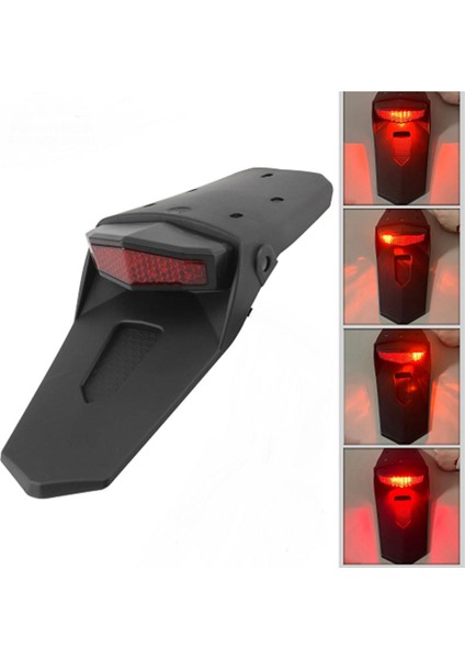 Motokros Kuyruk Işık Arka Çamurluk 12V LED Ktm Husqvarna Yamaha Suzuki Fren Lambası Motosiklet Evrensel Aksesuarları (Yurt Dışından) fırsatları