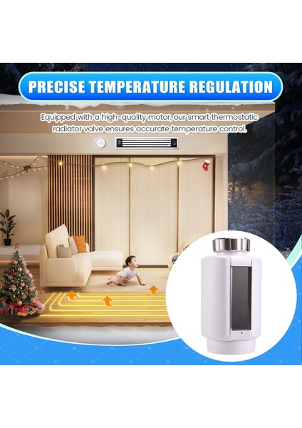 Tuya Zigbee Akıllı Termostatik Radyatör Vanası Otomatik Wifi Sıcaklık Kontrol Vanası Alexa&#39 Yı (Yurt Dışından) indirimleri