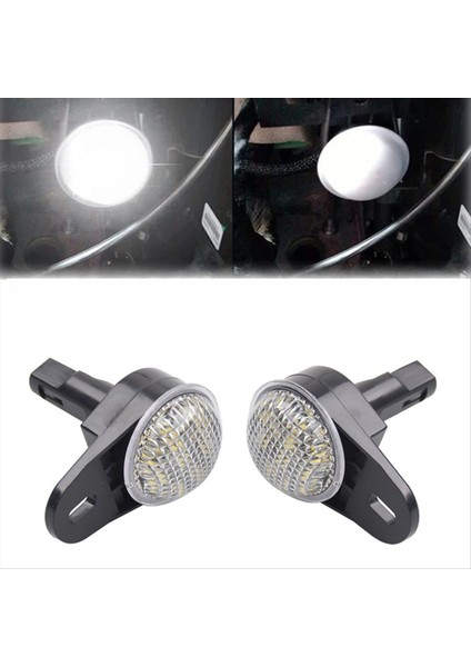Jeep Wrangler Için 2pcs Dodge Ram Için Grand Cherokee Komutanı 1500 2500 3500 Durango Nitro Araba LED Footway Lights (Yurt Dışından) fırsatları