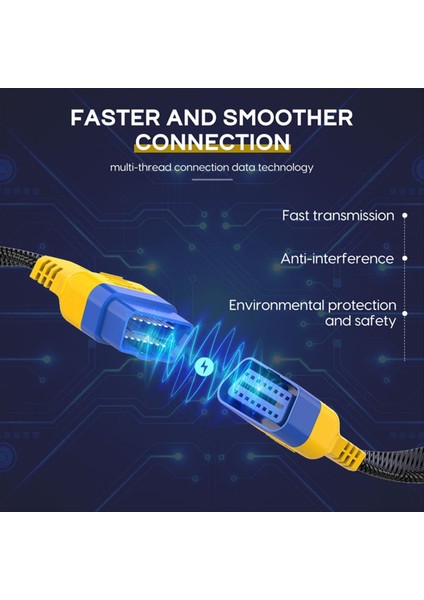 30CM 40CM 16PIN Araç Obd Uzantı Kablosu Obd Konnektör Adaptör Uzatma Kablosu Obd2 Esnek Goopeneck Obdıı Kablo A1 (Yurt Dışından) fırsatları