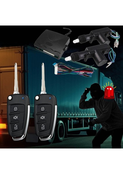 24V Kamyon Merkezi Kapı Kilidi Uzaktan Kumanda Su Geçirmez Toz Geçirmez Tek Yönlü Kamyonlar Aracı Anti-Hırsızlık Cihazı Anahtarlı (Yurt Dışından) modelleri