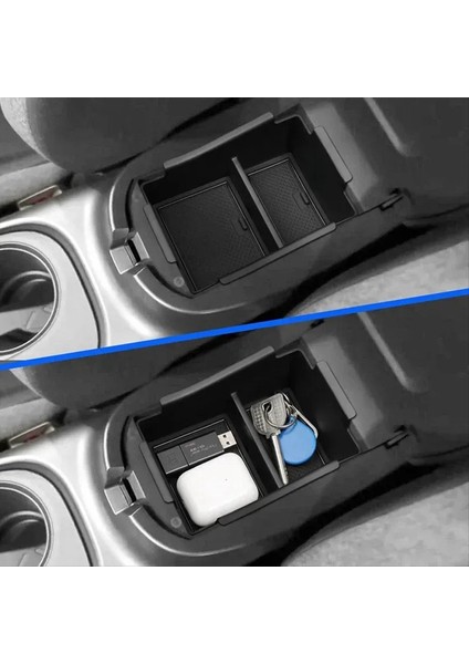 Nissan Juke Için 2020-2024 Merkez Konsolu Kol Standı Saklama Kutusu Tepsisi Organizatör Aksesuarları Tidying Bagaj Organizatör (Yurt Dışından) fırsatları