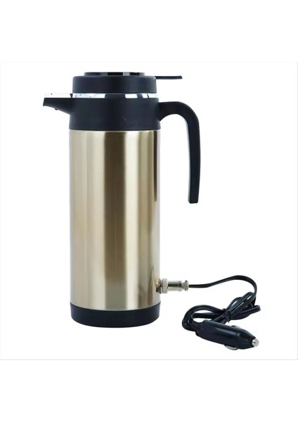 1200 ml Seyahat Elektrikli Su Isıtıcısı Araba Sıcak Su Isıtıcısı Araba Kamyonu Su Isıtıcı Büyük Kapasite 12V 120W Otomatik Kapanış Hızlı Kaynama (Yurt Dışından)