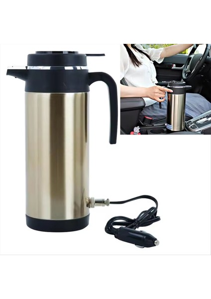 1200 ml Seyahat Elektrikli Su Isıtıcısı Araba Sıcak Su Isıtıcısı Araba Kamyonu Su Isıtıcı Büyük Kapasite 12V 120W Otomatik Kapanış Hızlı Kaynama (Yurt Dışından) modelleri