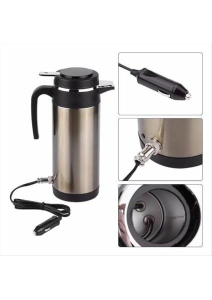 1200 ml Seyahat Elektrikli Su Isıtıcısı Araba Sıcak Su Isıtıcısı Araba Kamyonu Su Isıtıcı Büyük Kapasite 12V 120W Otomatik Kapanış Hızlı Kaynama (Yurt Dışından) indirimleri