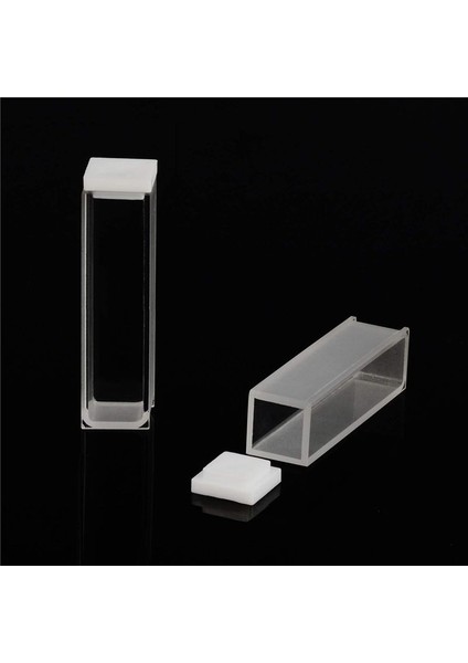Kuvars Küvet Spektrofotometre Küvetler 10 mm Yol Uzunluğu 45MM Yükseklik 3 5 ml Kapasite - 8 Adet (Yurt Dışından) fırsatları