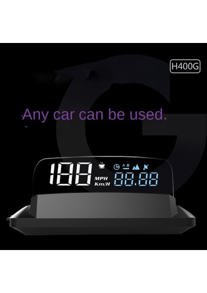 Araba Gps Başlık Ekran Araç Evrensel Hız Hd Süspansiyon Hud Optik Projeksiyon H400G Otomotiv Malzemeleri (Yurt Dışından) fiyatları