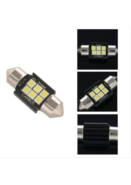 Son Derece Parlak Lümenler 3020 Yonga Seti Hata LED Ampuller Iç Araba Işıkları Plakası Kubbe Haritası Kapısı Izniyle 1 25 Inç 31MM (Yurt Dışından) fiyatları