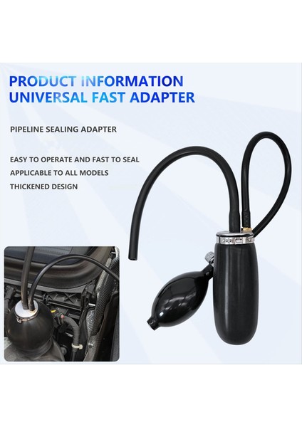 Evrensel Kolay Emme Adaptörü Teşhis Aracı Hızlı Mühür Giriş Adaptörü Duman Sızıntı Dedektörü Aracı (Yurt Dışından) fırsatları