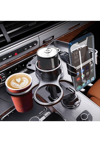 Çok Fonksiyonlu Fincan Tutucu Genişletici Tepsisi Telefon Standı Gıda Tepsisi Yemek Için Gidip Gelme Araç Masası Işçisi (Yurt Dışından) modelleri