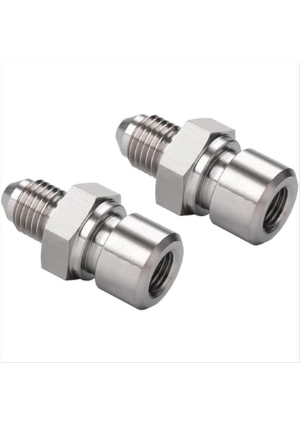 4AN Erkek-3/8-24 3/16INÇ Ters Flare Paslanmaz Çelik Fikir Fikir Takımlı Fren Fren Hattı Adaptörü 2 Pcs (Yurt Dışından) indirimleri