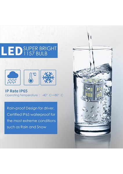 4x 1157 LED Ampul Beyaz 54SMD 1080 Lümenler 7528 2357 2057 Fren Kuyruğu Için LED Ampuller Park Park Yedek Işığı (Yurt Dışından) fırsatları