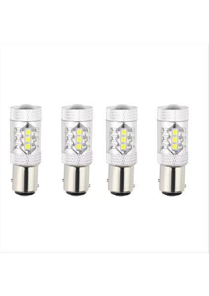 4 x S2 H4 72W 8000LM LED Far Arabası Hı/lo Işın Otomatik Ampuller 6000K Beyaz (Yurt Dışından)