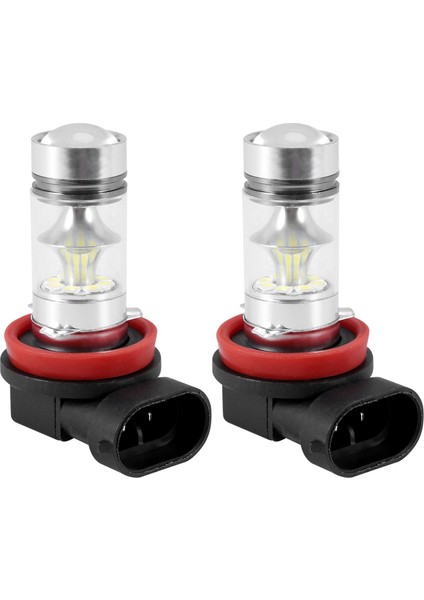 6x H8 H11 H16 6000K Beyaz 100W Yüksek Güçlü LED Sis Fark Sürüş Ampulü Drl (Yurt Dışından) fiyatları