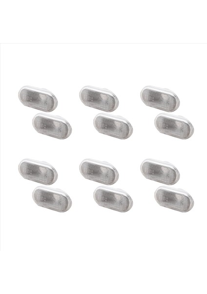 6x Araç Yan Marker Işık Çamurluk Işık Tekrarlayıcı Lamba Nissan Tiida Livina Versa Quest Micra 2005 2006 2007 (Yurt Dışından)